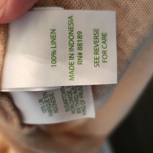 Lilly Pulitzer V Neck Shimmer Tank Top - Picture 3 of 4